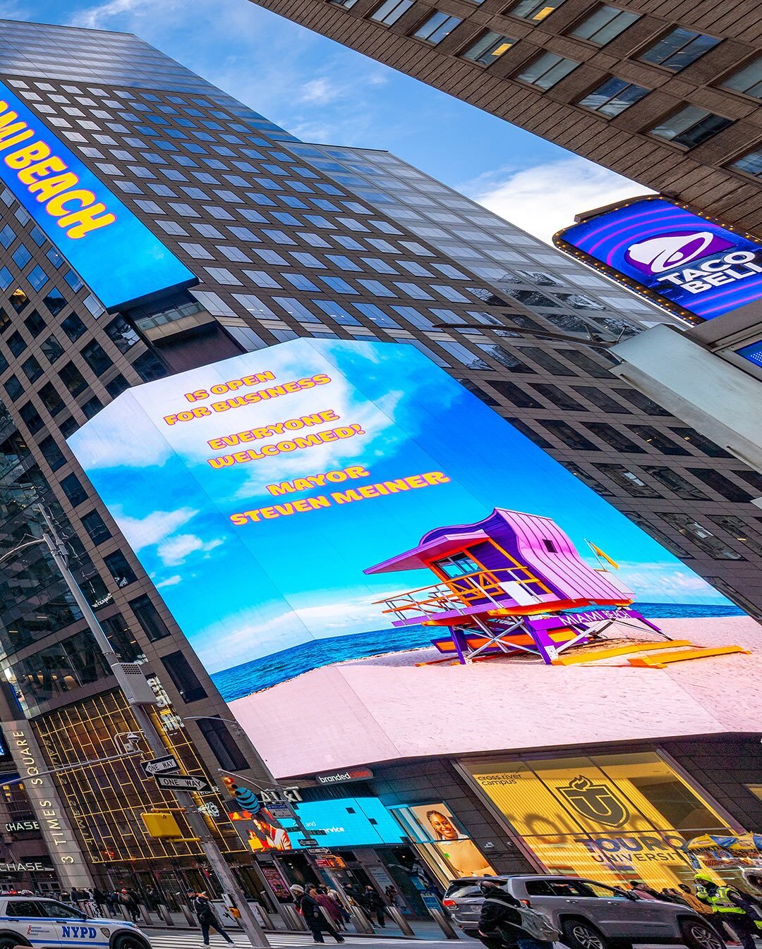 마이애미 비치에서는 뉴욕 시장 선거가 기회다