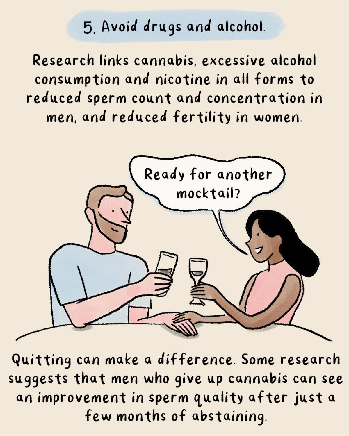 COMIC: Trying for a baby? These lifestyle habits may boost your fertility odds 8 ?url=http%3A%2F%2Fnpr brightspot.s3.amazonaws.com%2F2e%2Fed%2Fb84288ae46d493871b59423446b8%2Fget pregnant comic lk finalartboard 8