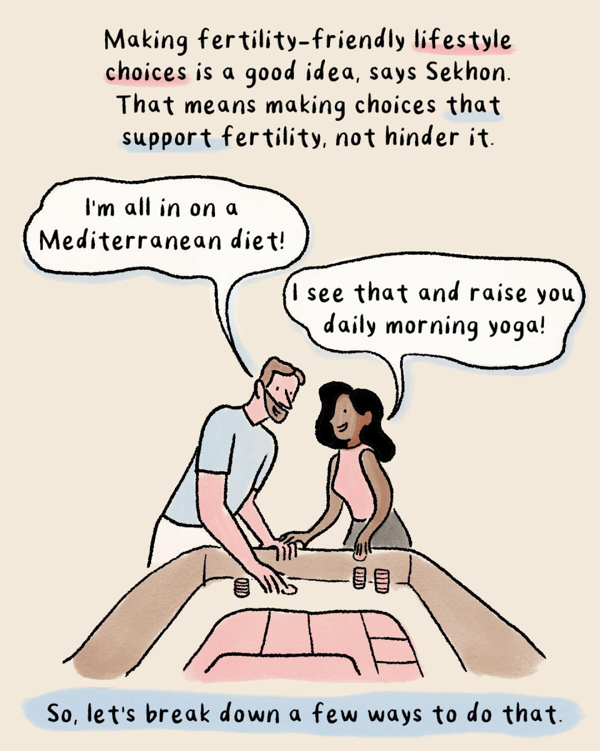 COMIC: Trying for a baby? These lifestyle habits may boost your fertility odds 3 ?url=http%3A%2F%2Fnpr brightspot.s3.amazonaws.com%2F9c%2Fe3%2Fb101ed2a49b390e0ebab6e238bdf%2Fget pregnant comic lk finalartboard 3