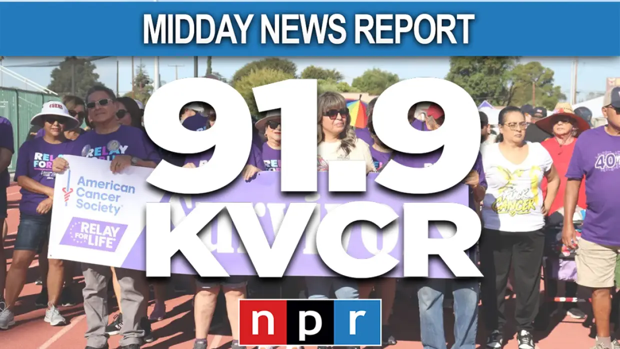 10/2 KVCR Midday News: Judge approves new San Bernardino county ambulance provider; Colton Relay for Life honors cancer survivors and remembers lives lost