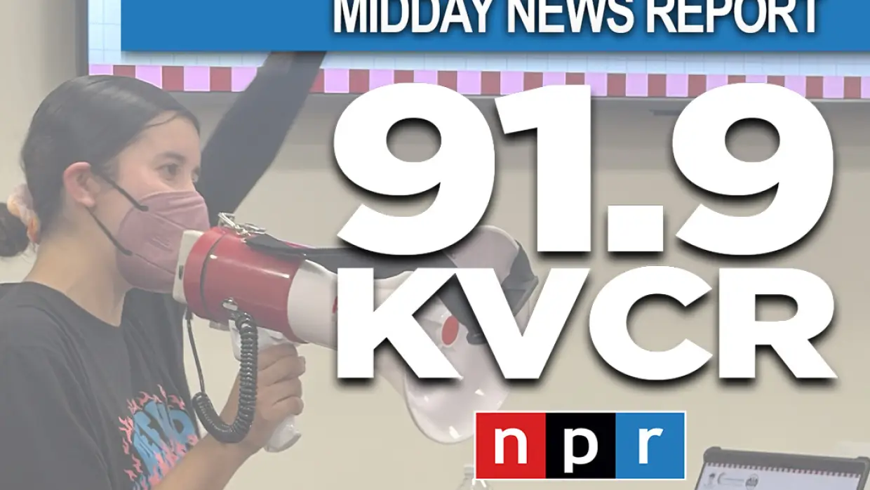 8/28 KVCR Midday News: Palm Springs puts temporary pause on data center approvals, while Coachella votes to ban them; Prop. 47 may have increased homelessness, poll shows