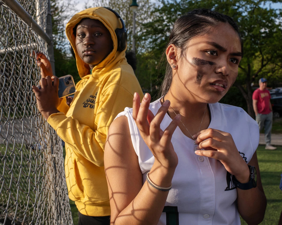 Khadijatou Sohna and Alyanna Manibo, Senn High School, 2024.