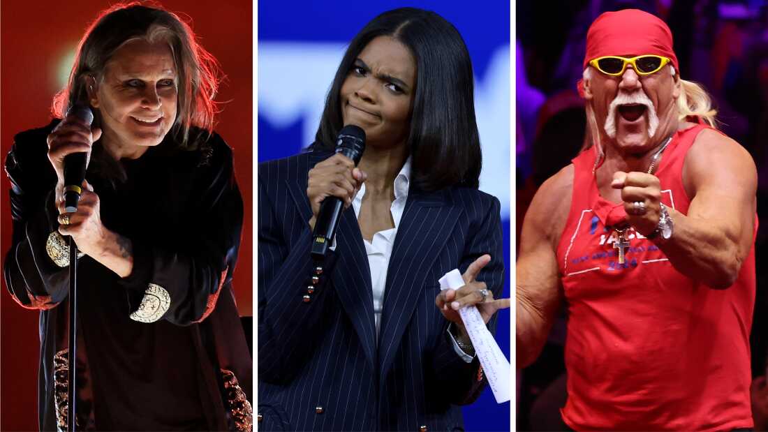  Ozzy Osbourne, Candace Owens, Hulk Hogan.