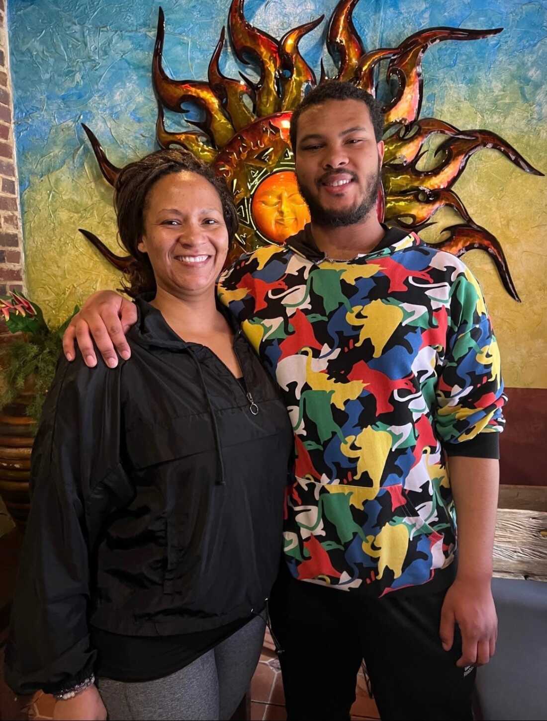 Jess Neal with her son Jonah Neal in an undated family photo.