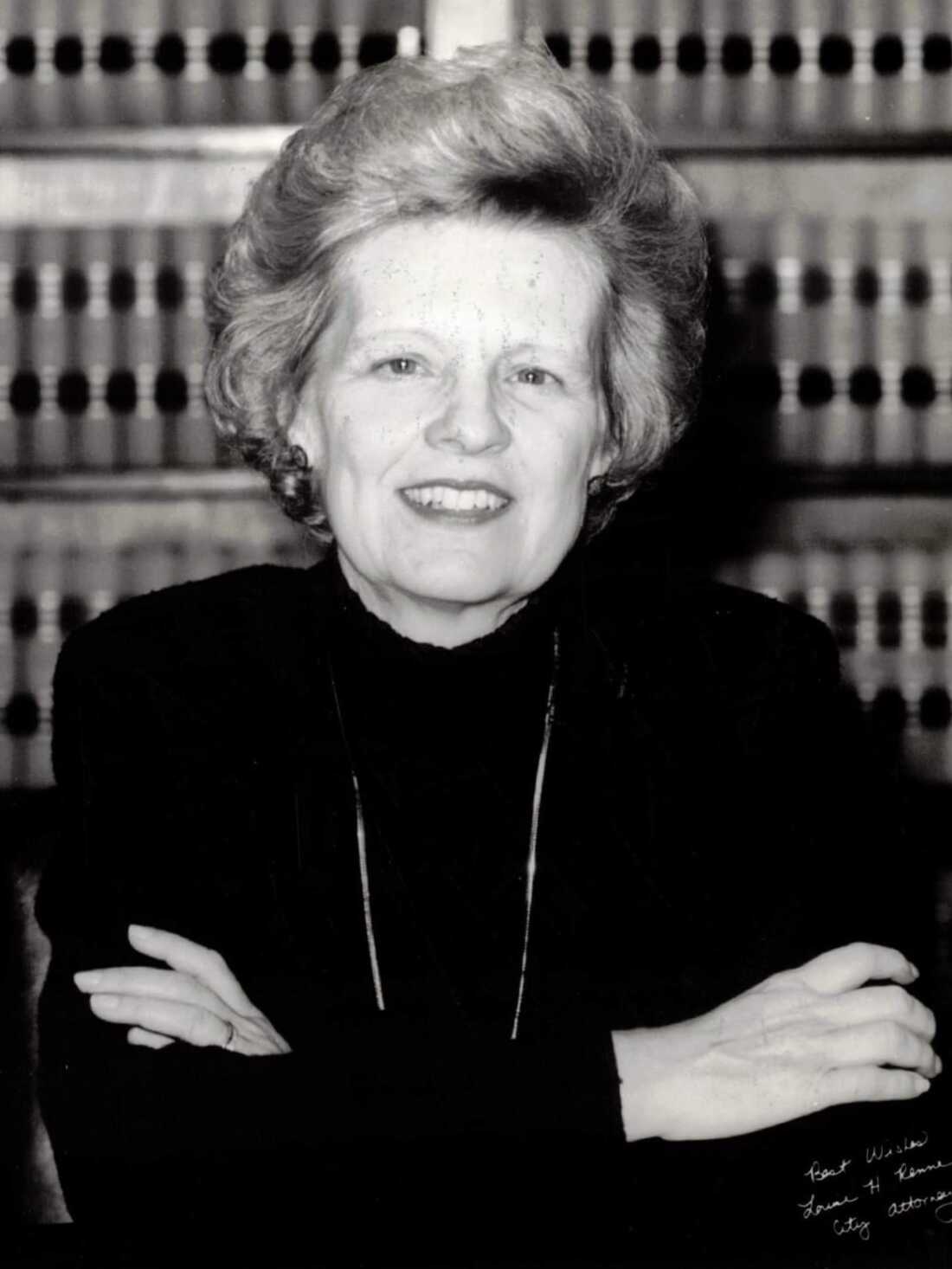 Louise Renne, circa 1999, when she was San Francisco city attorney.