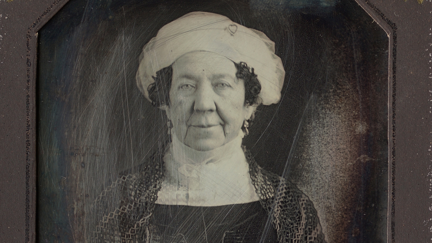 A photo of Dolley Madison may be the first showing a first lady NPR