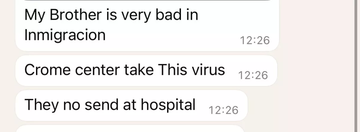 In early May, NPR began receiving desperate messages from family members of detainees in Florida.