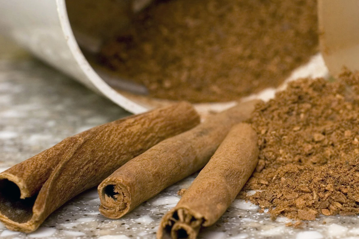 Stick and ground cinnamon is displayed for a photograph in Concord, N.H., on March 2, 2008.