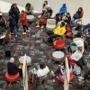 Several students, faculty and staff who participated in the February 10 African American Read-In event held at the University of Louisville.