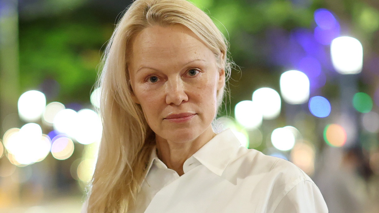 Pamela Anderson, shown here November 2024, has been public about her decision to stop wearing makeup: "It