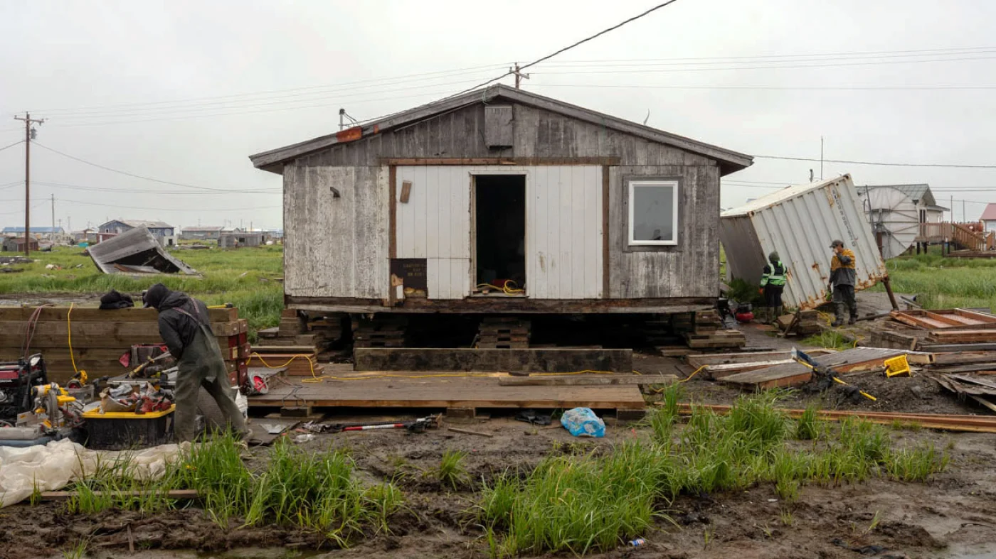 After last year's storm, this remote Alaska town is still picking up the pieces