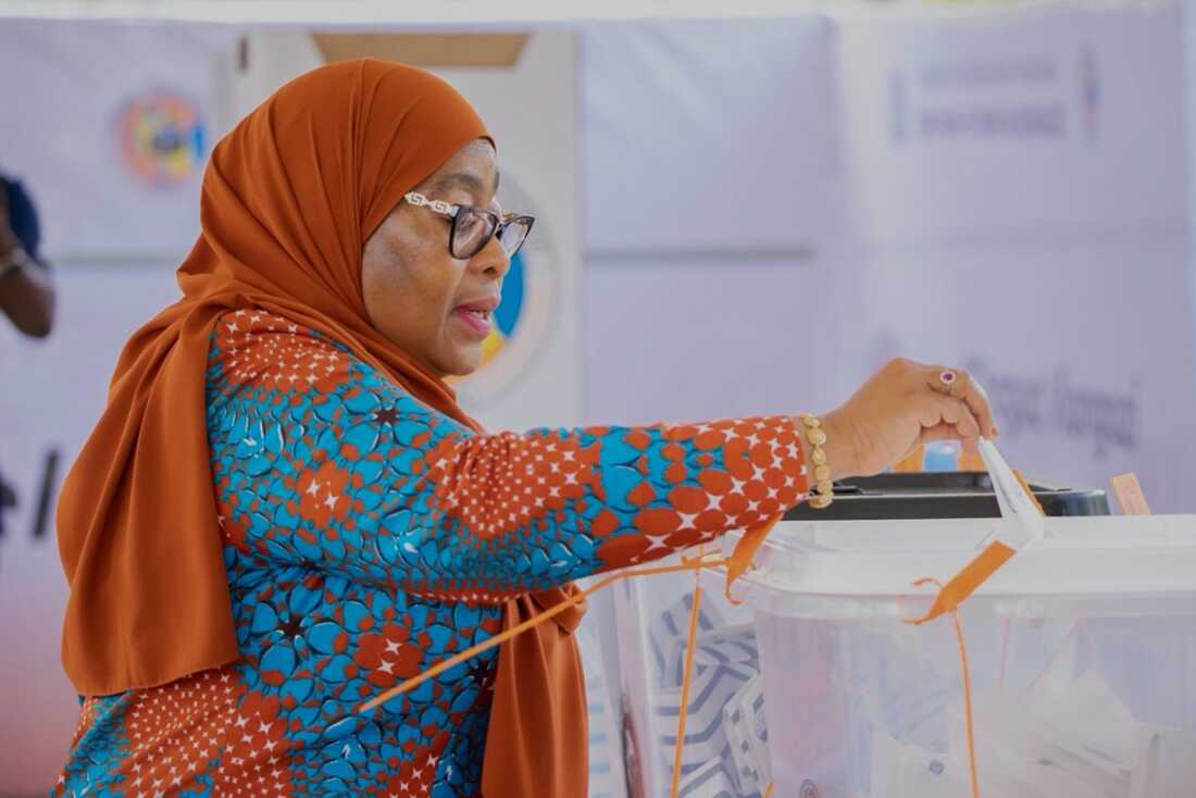 Tanzanian president wins disputed election with greater than 97% of the vote