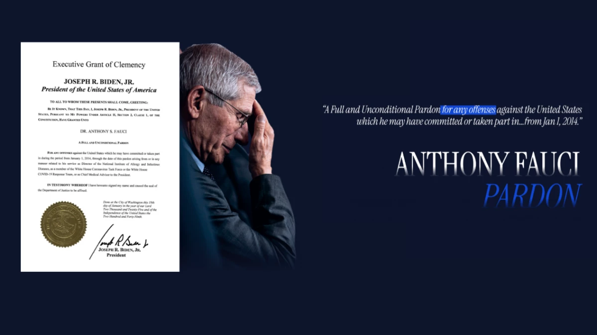 Part of the Lab Leak webpage includes comments critical of Dr. Anthony Fauci, who helped lead much of the government's COVID response during Trump's first presidency and under Biden.