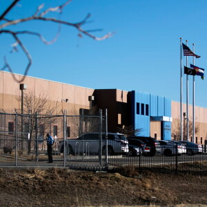 The Aurora ICE Processing Center off Peoria Street, an immigration detention facility run by the GEO Group. Feb. 28, 2025.
