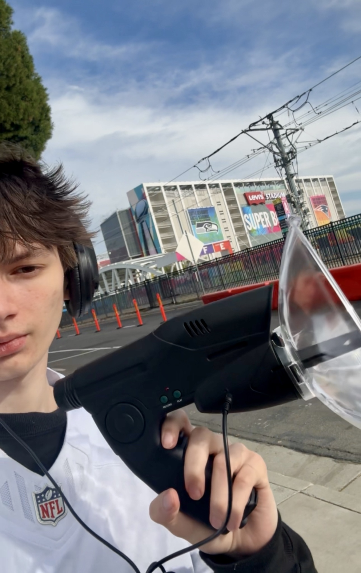 Caden Booth, a 21-year-old TikTok influencer, traveled from Ohio to the Bay Area to record how long the Super Bowl's national anthem rehearsal took, which led to a successful prediction market bet. He brought a stopwatch and a recording device usually used for capturing bird sounds.