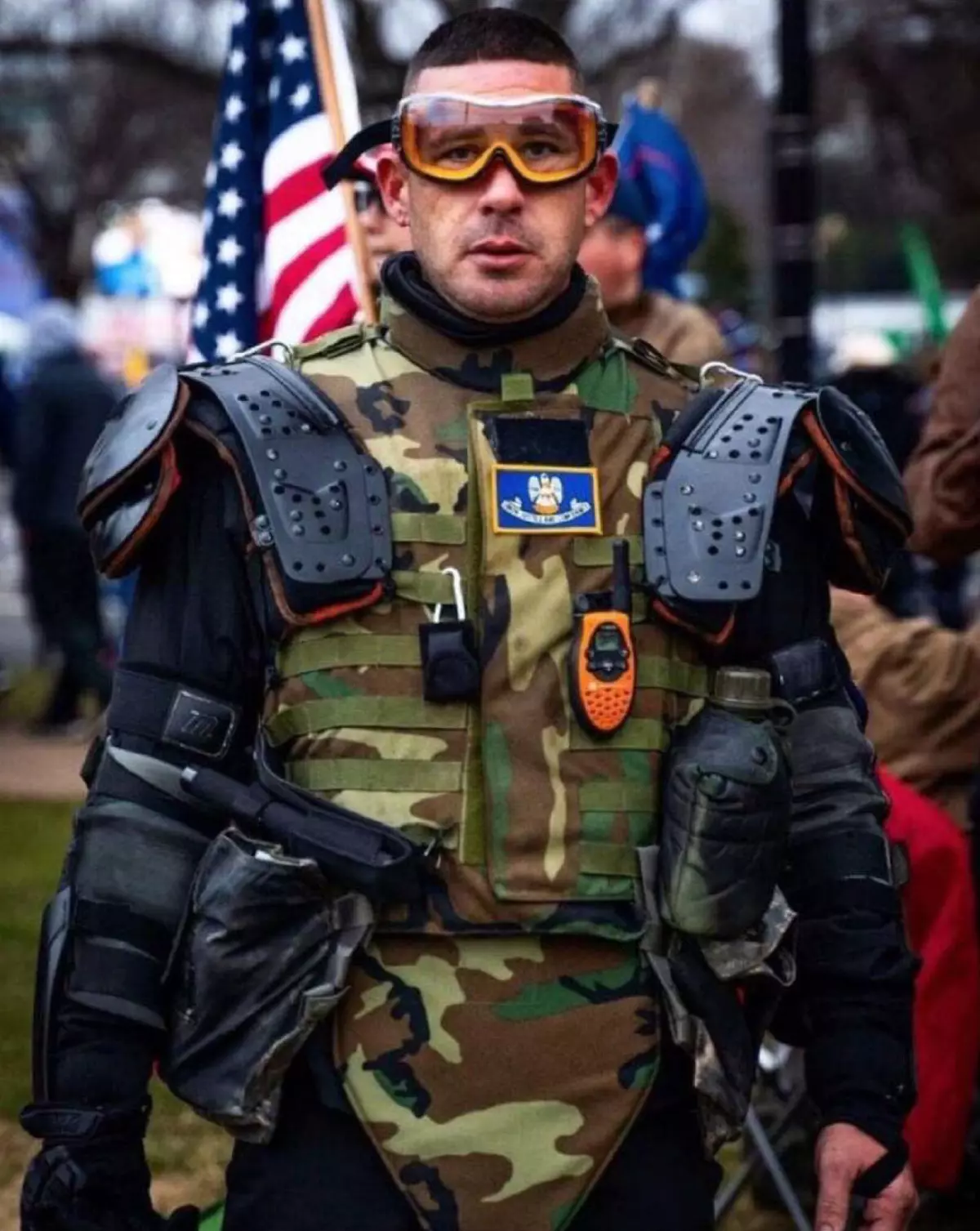 Edward Richmond Jr. at the U.S. Capitol on Jan. 6, 2021.