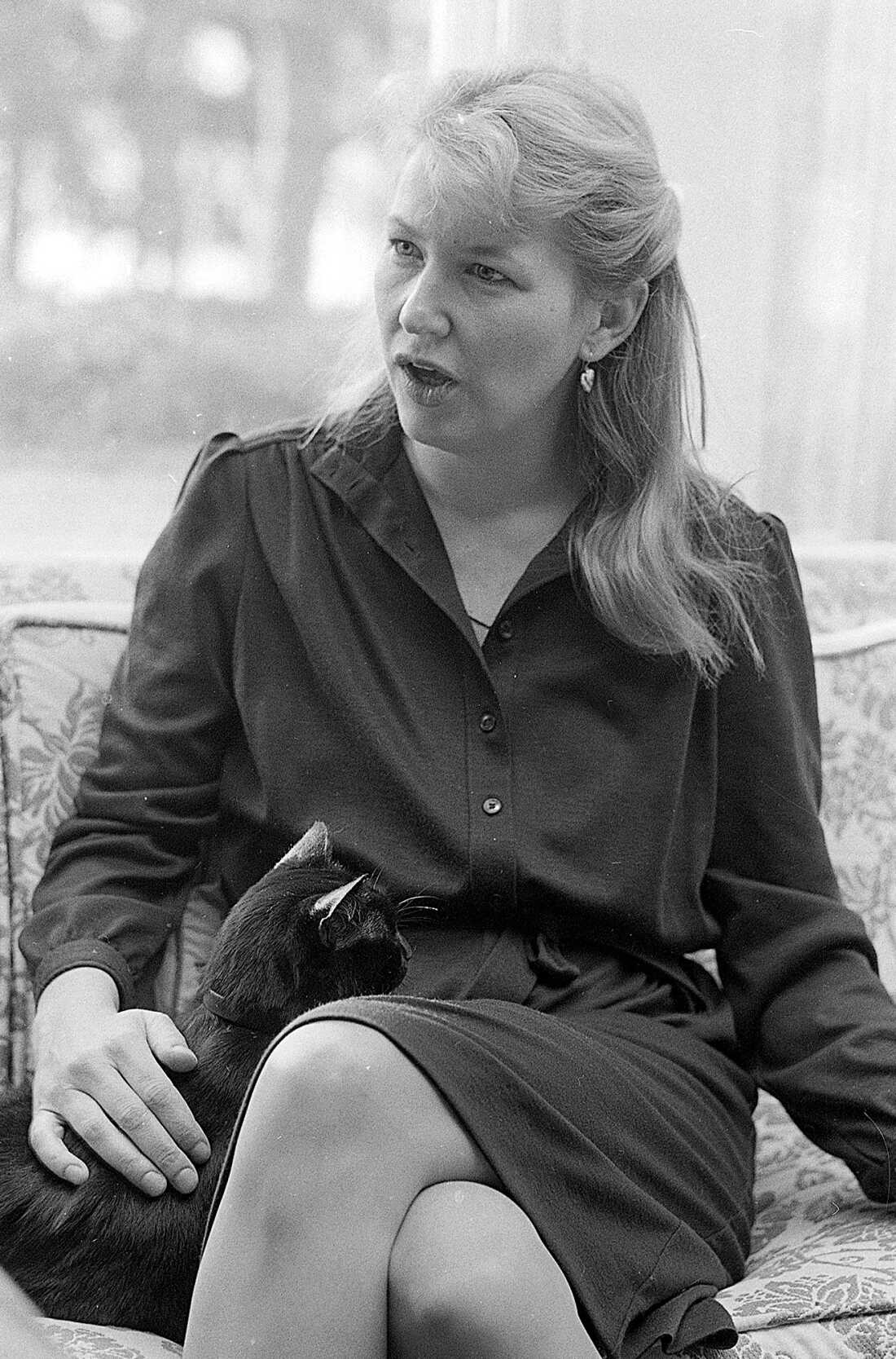 Annie Dillard in an interview at her Connecticut home in 1983.
