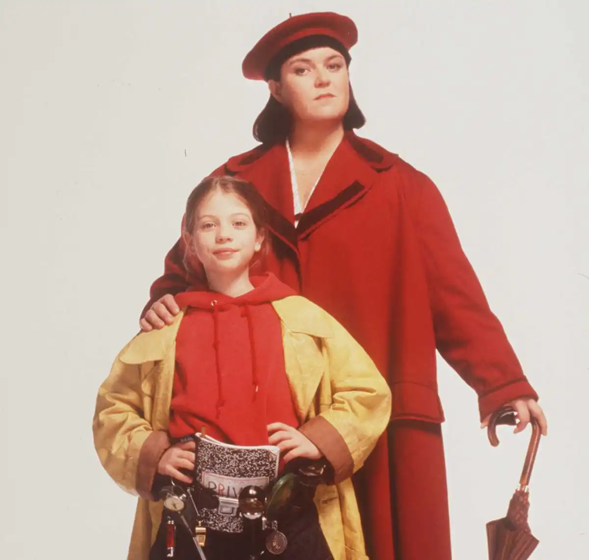 Michelle Trachtenberg and Rosie O'Donnell in Harriet the Spy.