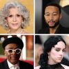 Clockwise from top left: Jane Fonda, John Legend, Ben Stiller, Whoopi Goldberg, Billie Eilish, Spike Lee