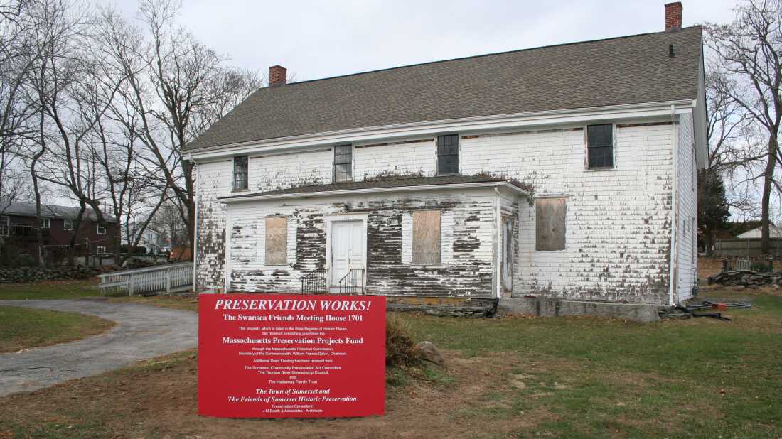 Swansea Friends Meeting House, Somerset, Mass.