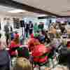 Ariz. Republican Congressman Juan Ciscomani speaks at the opening of a