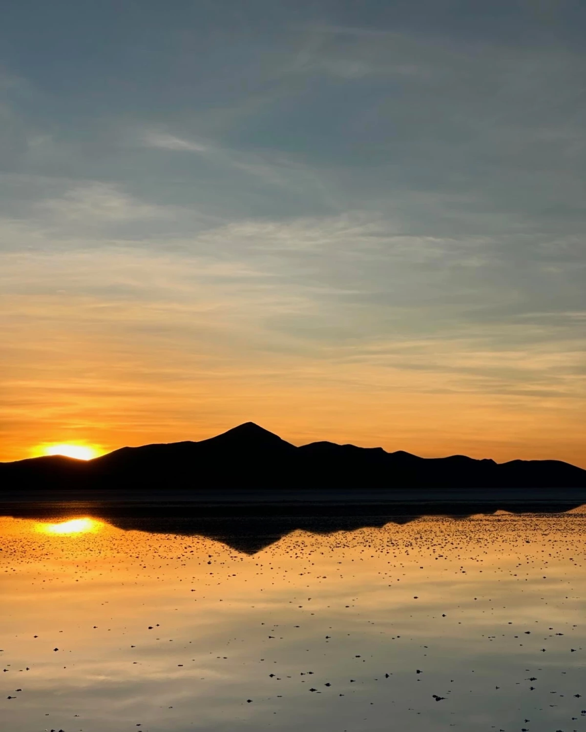 Arjun Malaviya told NPR he was blown away by the beauty of the Bolivia's salt flats. 'The moisture on the surface of the salt flats causes a beautiful reflection to show,' he explained.