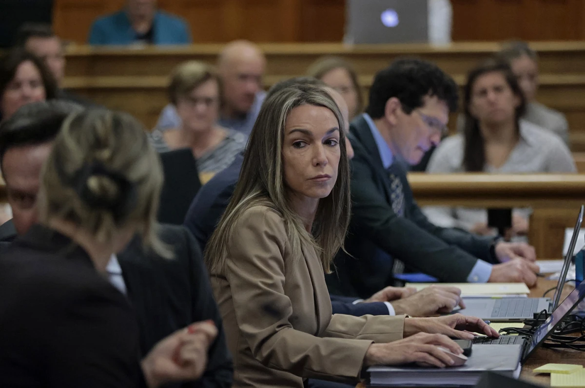 Karen Read sits in her retrial in Norfolk Superior Court on June 9.