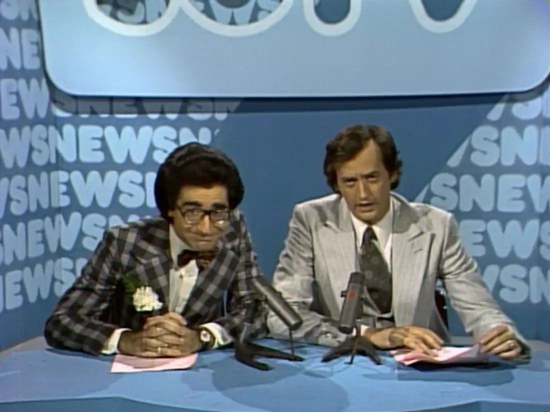 Eugene Levy, left, and Dave Thomas on SCTV.