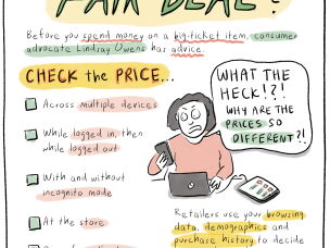 Before you make a big-ticket purchase for, say, a plane ticket, a new computer or a rental car, take a moment to check the prices in multiple ways. It may save you money. Save or take a screen grab of this checklist to use as a reference.