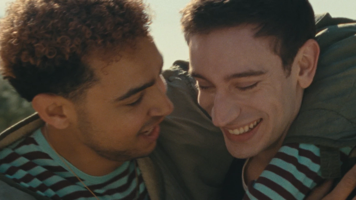 Oliver (Archie Madekwe) and Matthew (Théodore Pellerin) in Lurker.
