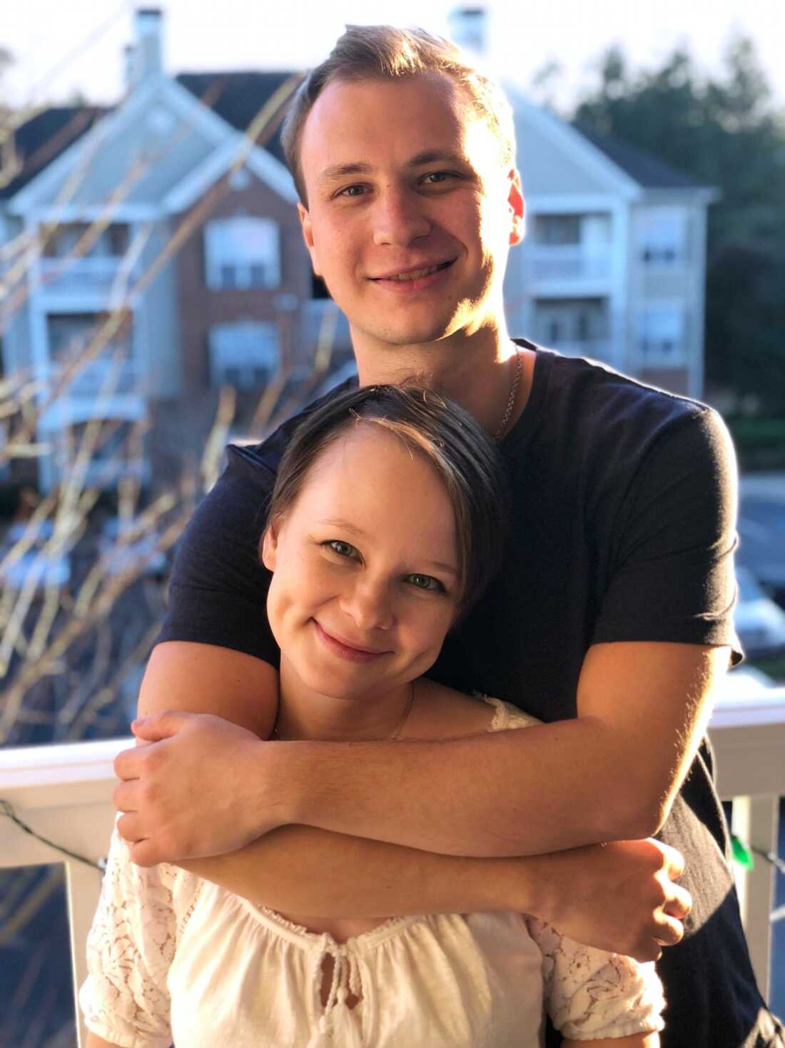 This photo provided by the family shows Robert Gilman and his sister, Lexie Hudson, in Lilburn, Ga., in 2019.