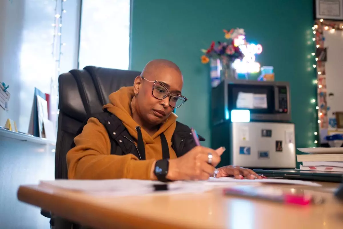 Chanea Bond teaches composition and American literature classes at Southwest High School in the Fort Worth Independent School District in Texas. Bond has banned AI from her classroom; swapping computers for pencils and paper — lots of paper.