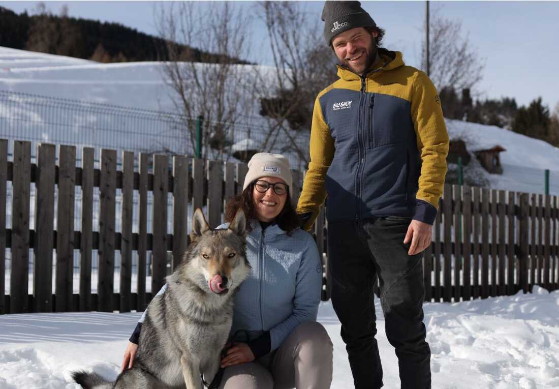 How Nazgul the wolfdog made his run for Winter O : NPR