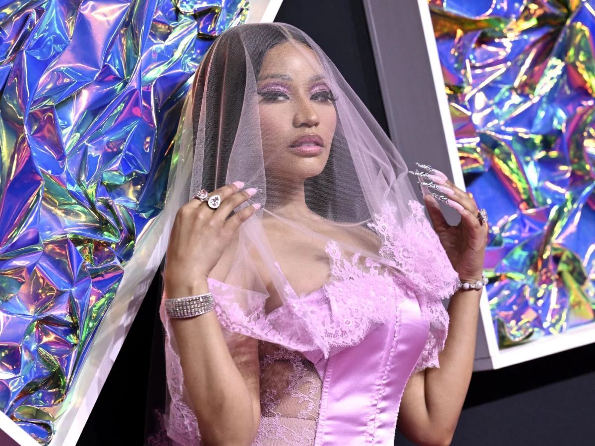 Nicki Minaj arrives at the MTV Video Music Awards on Sept. 12, 2023, at the Prudential Center in Newark, N.J. (Photo by Evan Agostini/Invision/AP, File)