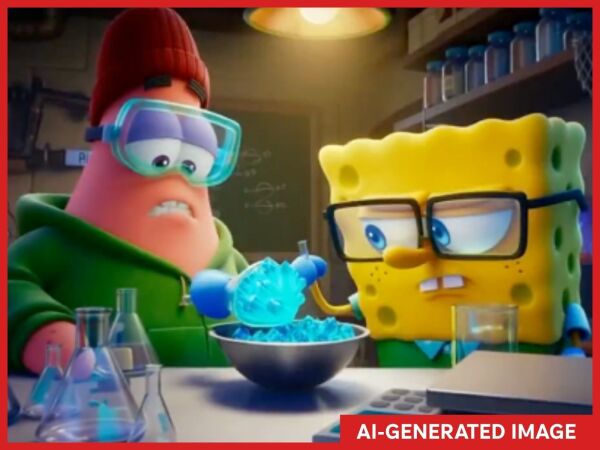 An unauthorized AI-generated video depicts SpongeBob SquarePants preparing illicit drugs.