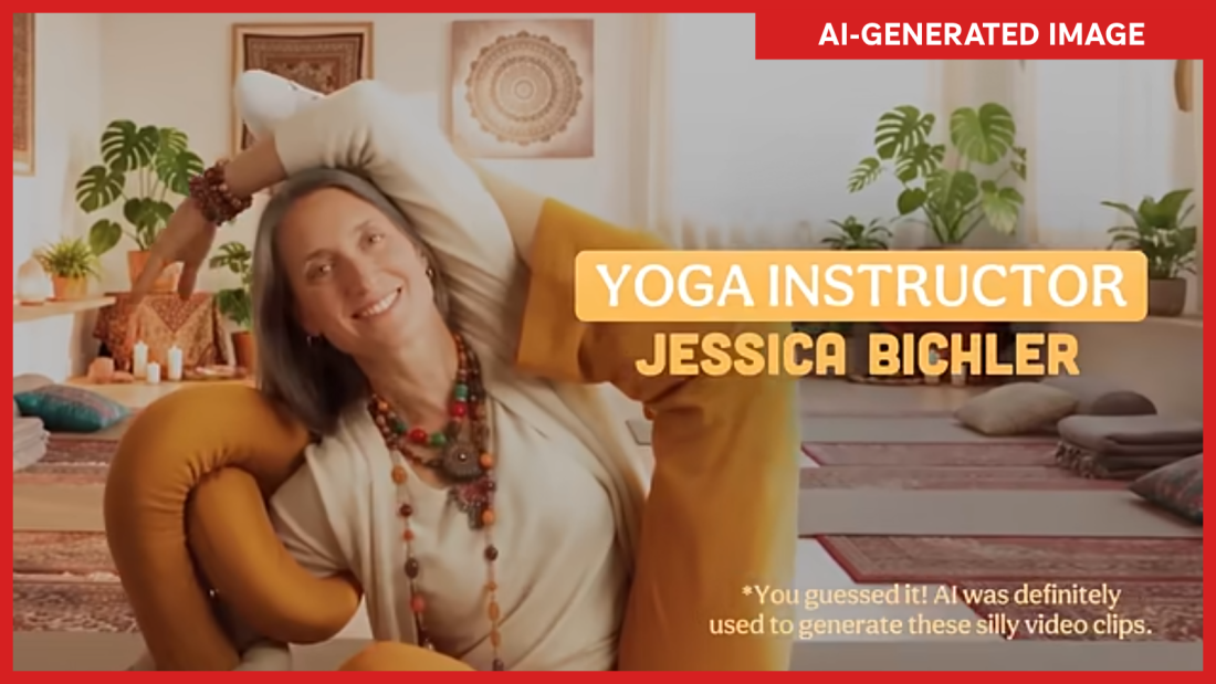 Jessica Bichler, who owns a yoga studio and is running for a state Senate seat in North Carolina found herself the target of an AI-generated campaign ad earlier this fall.