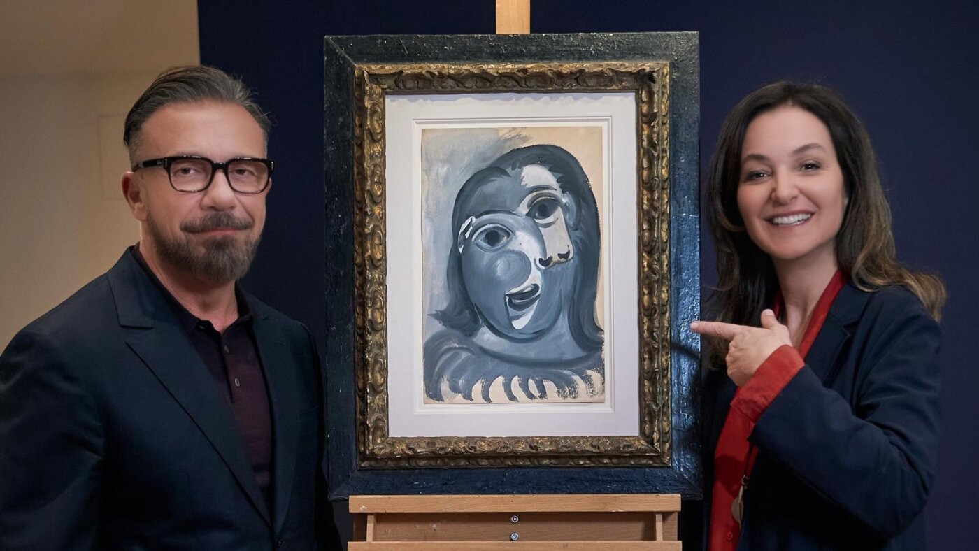 A Pablo Picasso painting is offered for 100 euros in charity raffle