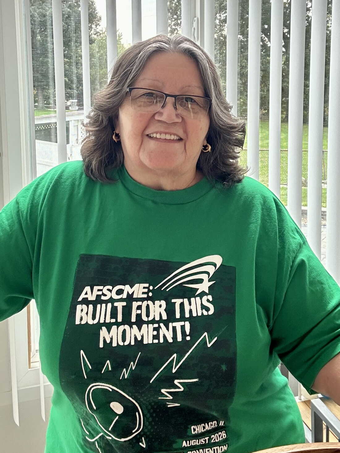 As secretary-treasurer of AFSCME Retiree Chapter 1184, Patty Taylor has been spearheading a postcard writing campaign, urging other AFSCME members to vote for Sherrod Brown.