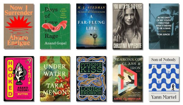 Covers of featured books coming out in the month of March.