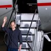 Journalist Evan Gershkovich arrives at Joint Base Andrews, Maryland, US, on Thursday, Aug 1.