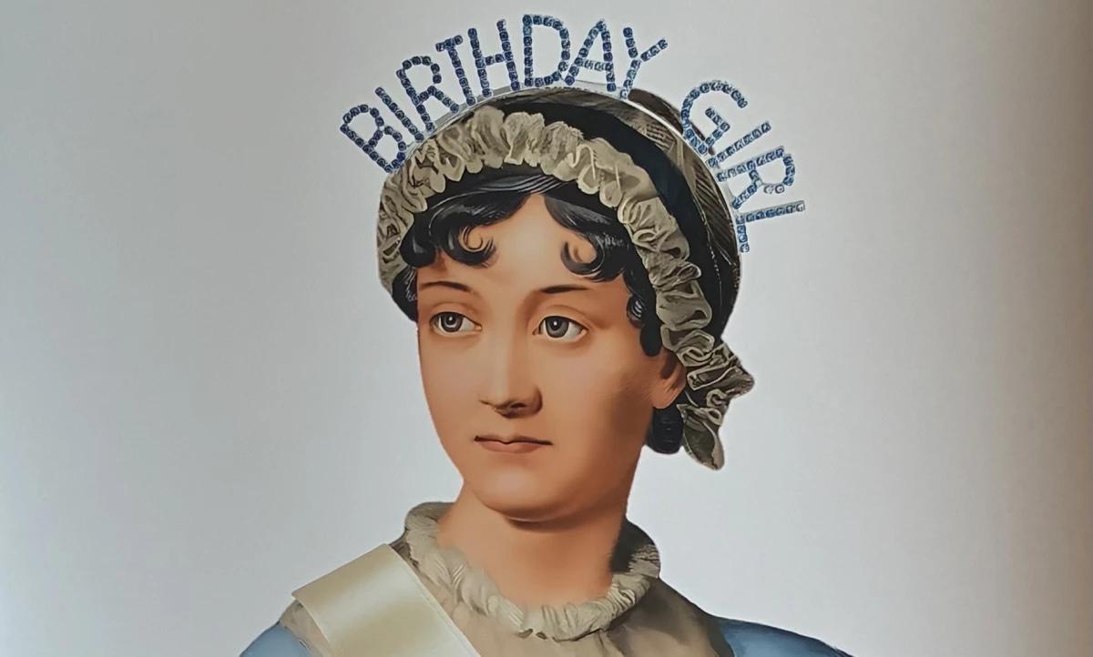 Jane Austen ready to party for her 250th birthday at the Jane Austen Society of North America's Annual General Meeting in Baltimore.