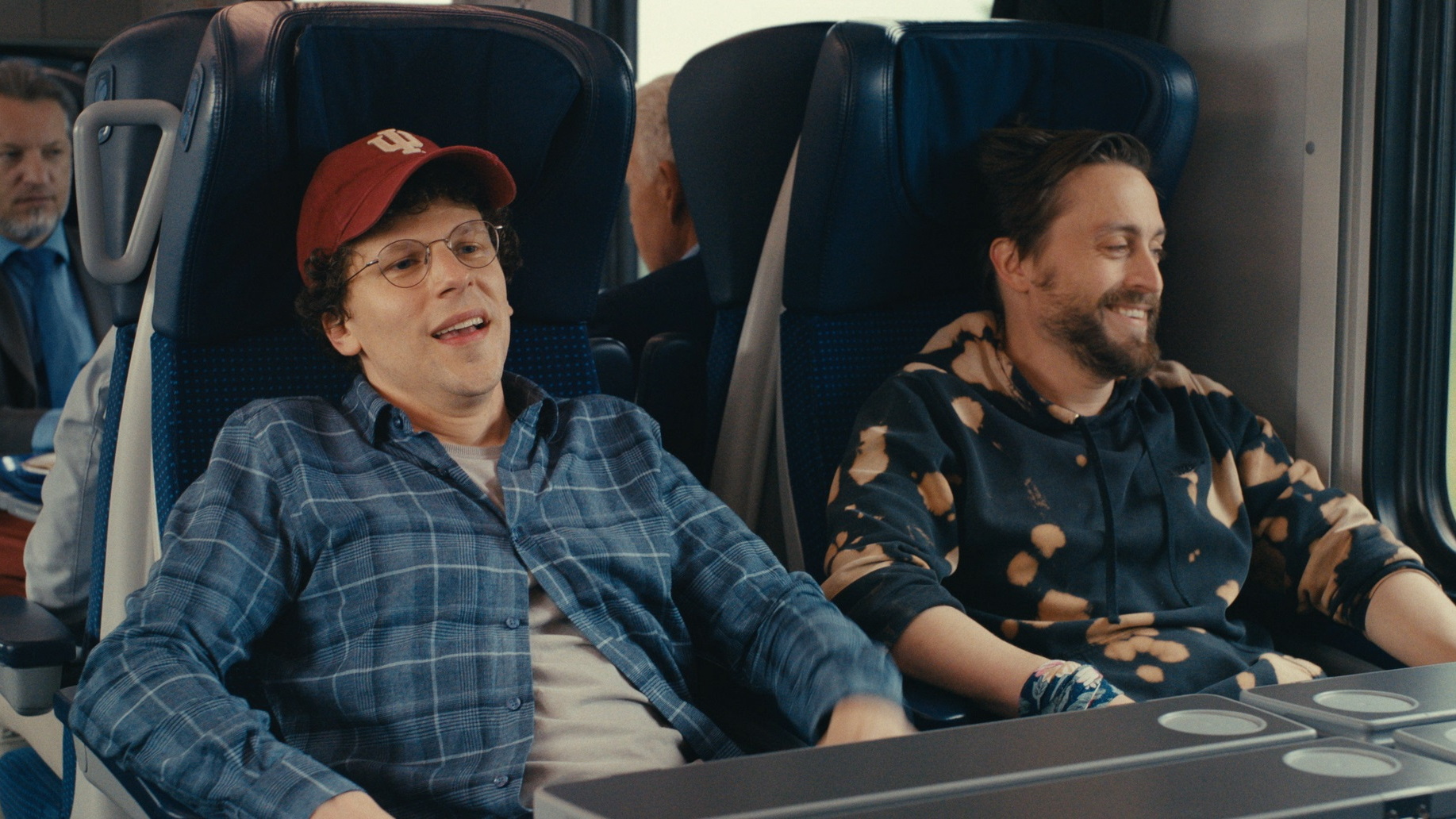 Jesse Eisenberg and Kieran Culkin star as cousins who take a Jewish heritage tour in Poland in <em>A Real Pain. </em>