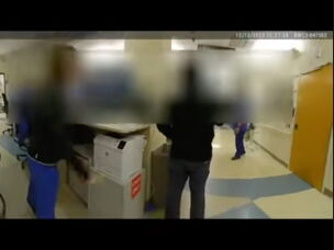 In bodycam footage released by the Milwaukie Police Department, the Providence Milwaukie Hospital emergency room staff interacts with police officers the night Jean Descamps was discharged from the emergency room.