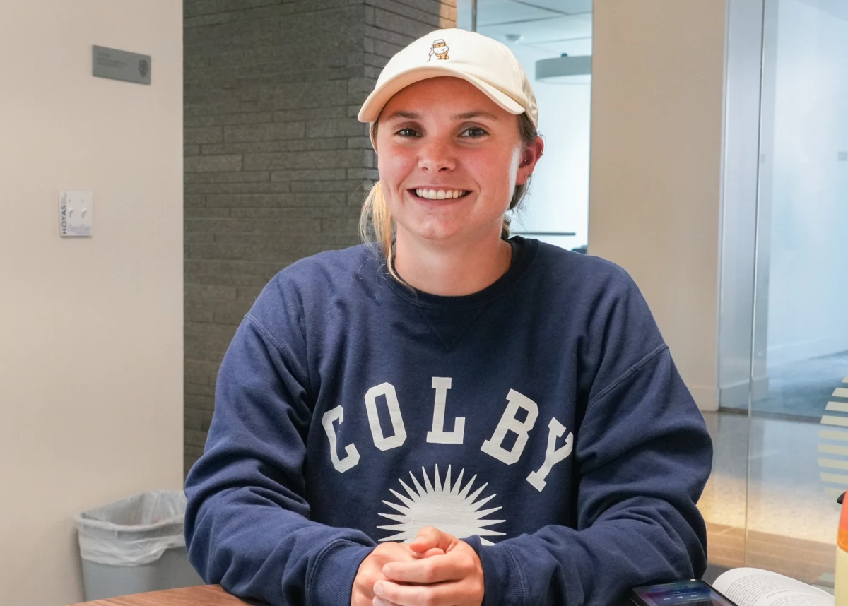 Sally Simpson is studying for a doctorate in German literature at Georgetown University.