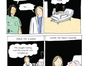 From <em>See One, Do One, Teach One: The Art of Becoming a Doctor: A Graphic Memoir</em> by Grace Farris MD