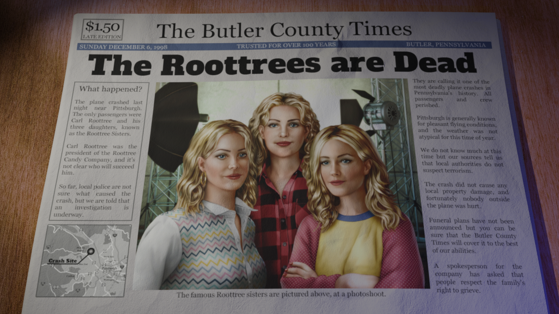 The Roottrees Are Dead is a puzzle game that turns players into family detectives.