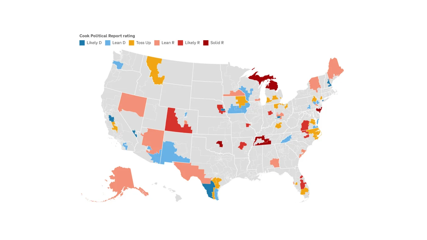 These are the House races to watch in the 2026 midterm election on Nov. 3
