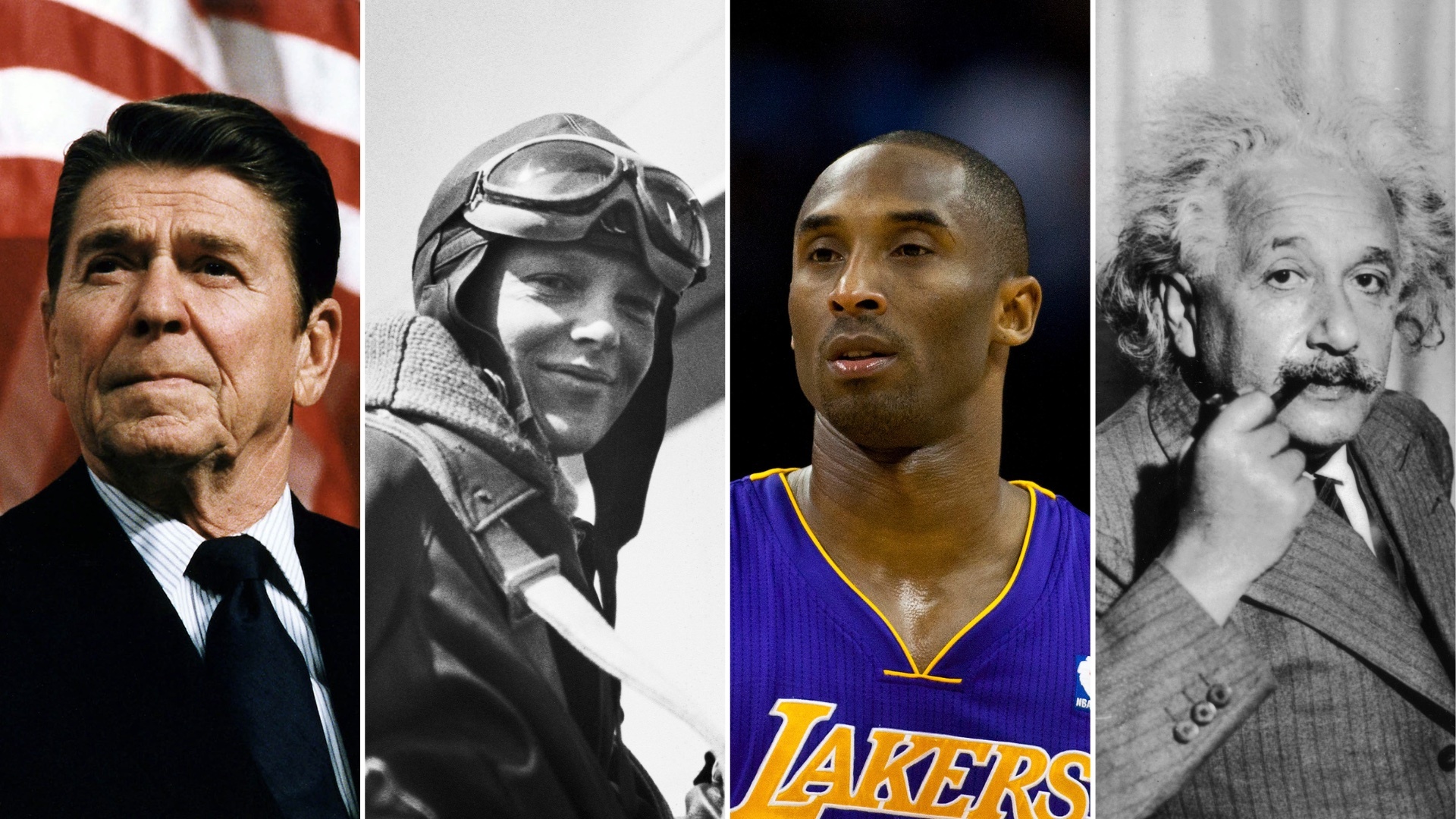 Ronald Reagan, Amelia Earhart, Kobe Bryant and Albert Einstein will be among those honored in the National Garden of American Heroes.