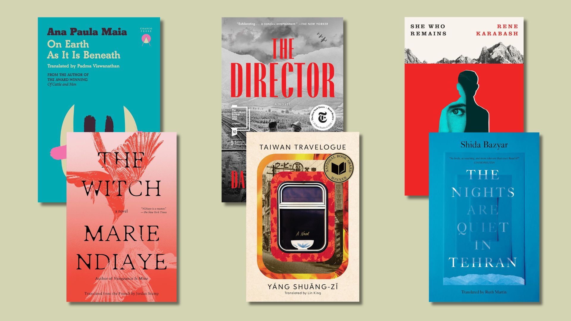 6 books named finalists for the 2026 International Booker Prize