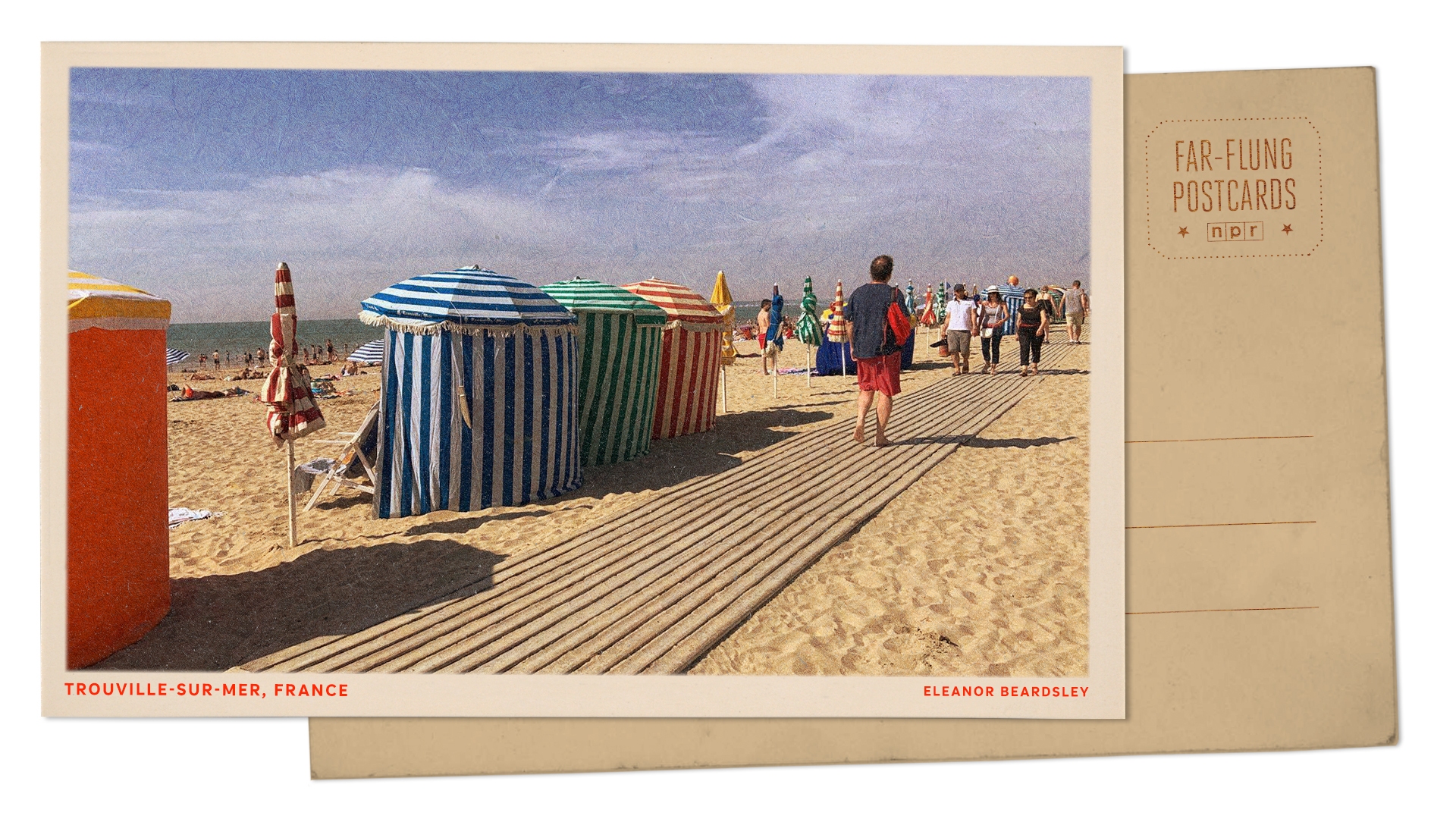 Greetings from Trouville-sur-Mer, a beach town little changed since Monet painted it